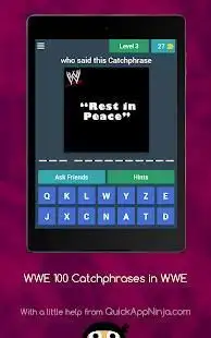 Catchphrases in The WWE Screen Shot 10