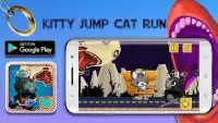 Kitty jump Cat Run Screen Shot 6