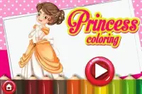 Princess Coloring Games - Drawing for Kids Screen Shot 0