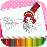 Princess Coloring Games - Drawing for Kids
