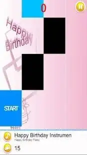 Happy Birthday Piano Tiles Screen Shot 1