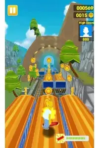 Simpsons™ Dash 3D - Subway Run Surfer Screen Shot 2