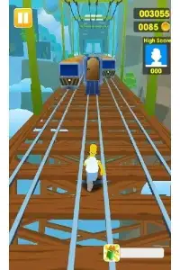 Simpsons™ Dash 3D - Subway Run Surfer Screen Shot 0
