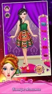 doll princess prom dress up salon: girls game Screen Shot 4