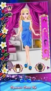 doll princess prom dress up salon: girls game Screen Shot 5