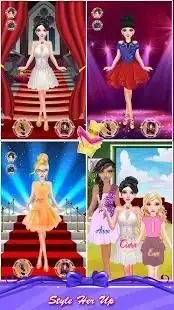 doll princess prom dress up salon: girls game Screen Shot 1