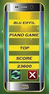 Blue Eiffil Piano Game Screen Shot 0