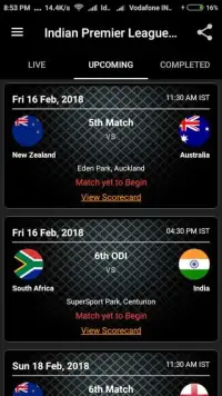 IPL 2018 Schedule Screen Shot 7
