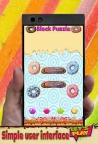Block Puzzle candy donuts Screen Shot 2