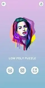 Poly Art : Low Poly Puzzle - Color By Number Screen Shot 2