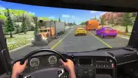 Racing In Bus: Real Highway Traffic Screen Shot 3