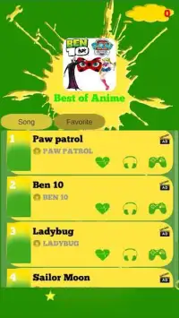 Paw Patrol and Ben 10 Piano Game Screen Shot 5