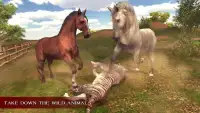 Virtual Wild Horse Family Sim : Animal Horse Games Screen Shot 1