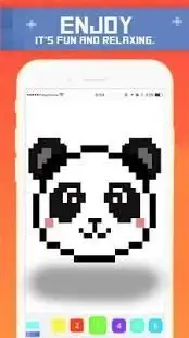 PixartPanda | Color by pixel Number book Panda art Screen Shot 2