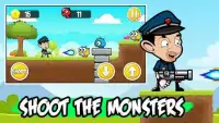 Mr Shooter Bean The Policeman Adventure Game 2018 Screen Shot 5