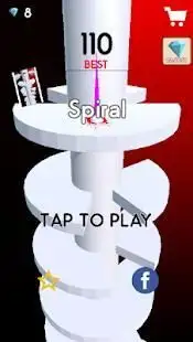 Spiral Jump Piano Screen Shot 0