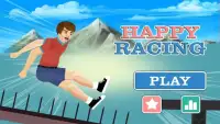 Happy Man on Racing wheels Screen Shot 0