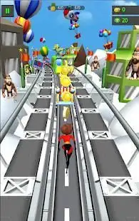Subway The incredibles 2 Games Running 3D Screen Shot 0