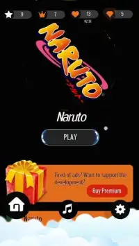 Piano Tiles Of Naruto / Naruto Shippuuden Game Screen Shot 2