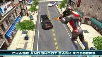 Superhero Flying Robot Rescue Screen Shot 3