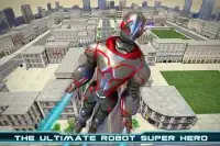 Superhero Flying Robot Rescue Screen Shot 18