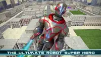 Superhero Flying Robot Rescue Screen Shot 1