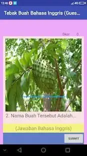 Kuis Nama Buah Dan Hewan (Guess The English Fruit) Screen Shot 5