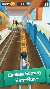 Subway Rush- Infinity Run* Screen Shot 4