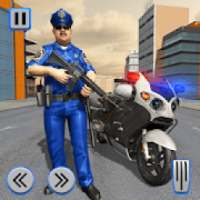 Police Moto Bike Real Gangster Chase