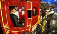 kereta kuda transportasi gerobak naik simulator 3d Screen Shot 29