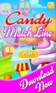 Candy Match Line Mania - Match 3 Game Screen Shot 5
