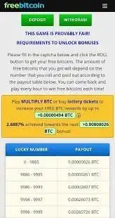 Free Bitcoin Wallet, Faucet, Lottery and Dice! Screen Shot 5