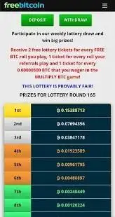 Free Bitcoin Wallet, Faucet, Lottery and Dice! Screen Shot 2