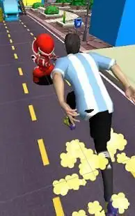 Subway Soccer Run World - 3D Soccer Run Screen Shot 1