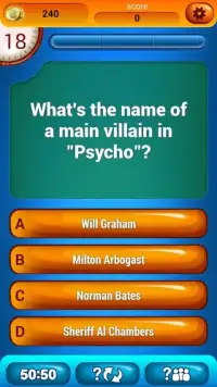 Thriller Movies Trivia Quiz Screen Shot 4