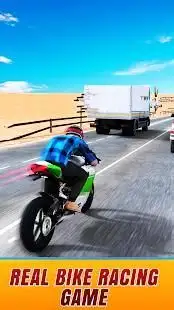 Moto Racer : City Highway Bike Traffic Rider Game Screen Shot 0