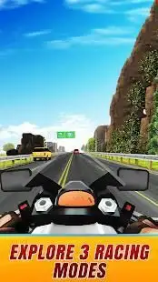 Moto Racer : City Highway Bike Traffic Rider Game Screen Shot 1