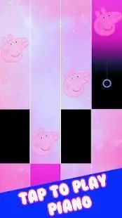 Peppa Piano Tiles Pig Screen Shot 3