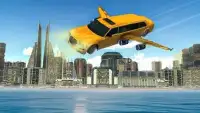 Modern Flying Car Limousine Taxi Simulator Games Screen Shot 9