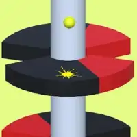 helix jump on spiral tower Screen Shot 0