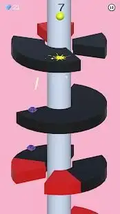 helix jump on spiral tower Screen Shot 5