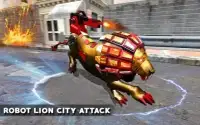 Ultimate Wild Lion Robot: Car Robot Transform Game Screen Shot 7