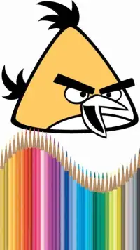 Kids Coloring Book For Angry Birds Screen Shot 0