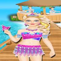 Beach Beautiful Girl Dress Up Game For Girls