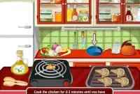 chicken fajitas cooking - cookies girls games Screen Shot 6