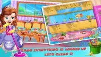 * * Sofia Doll House Decoration: Cleaning game Screen Shot 0