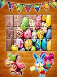 Easter Egg Jigsaw Puzzles * : Family Puzzles free Screen Shot 1