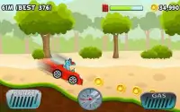 Oggy Hill Climb Real Car Racing Screen Shot 0