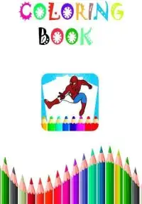Superhero Coloring Book Games Screen Shot 4