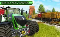 Tractor Driving: Farm Simulator Cargo Transport 3D Screen Shot 1